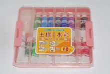 Y果凍塑盒18色水彩GCP-18A/72P