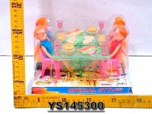罩裝4入芭比餐桌組48P                                                                                                    