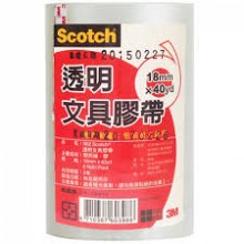 3M502透明膠帶18mm8入/24P*2=48P