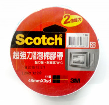 116 SCOTCH 雙面泡棉膠帶48mm x 3yd