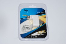 旋轉USB 3PORT集線器PC364黑/白