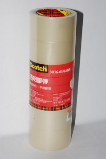 Y3M透明膠帶48mm*40YD 6入13.3/24P