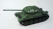 ＊Δ1:16 T-34  2.4G遙控冒煙坦克3909-1/4P