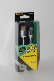 蘋果急速充電傳輸線USB65(金/銀)