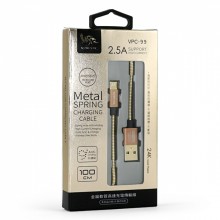+2.5A金屬軟管充電線(古銅)VPC-99-1