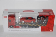 ＊2.4G 1:26BENZ拖板車+轎車(包電)74940/6PE89
