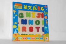 +5Q木製積木益智遊戲板：英文ＡＢＣ