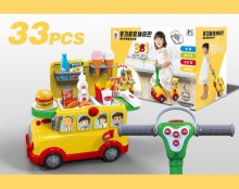 收納乘坐餐具車W049/6P