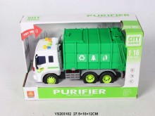 1:16慣性垃圾車WY320A/24P