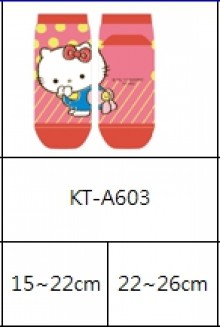 凱蒂貓WEIWEI系列直版襪22-26