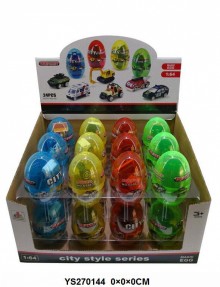 24入21蛋裝合金回力賽車863/12P