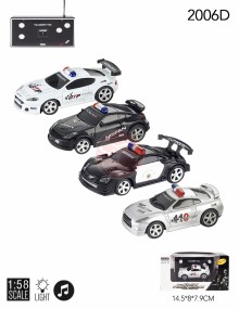 1:58四通遙控迷你警車(4款)2006D/60PE22