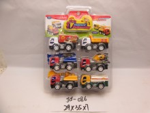 A吸塑慣性6入工程車086/36P