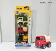 慣性彩色3入工程車HD337/108P
