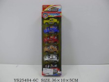 盒裝6入回力賽車366-6C/192P