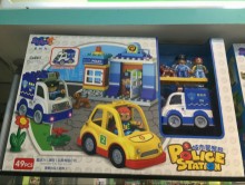 城市警察局積木(49PCS)3804/12P