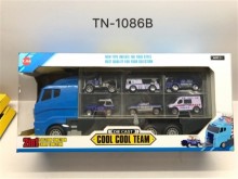 合金貨櫃員警車1086B/24PE50