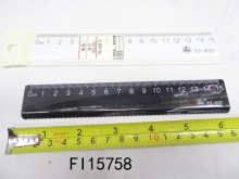 12入4黑白直尺 15cm / 2色120P