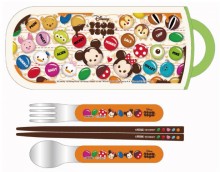 TSUM TSUM巧克力日本製餐具三件組