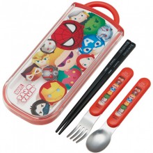 漫威TSUM TSUM日本製餐具三件組