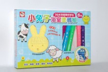 小兔子浴室塗鴉組