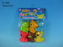 6入微笑動物啾啾ST-406/72P