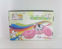 帶筷子不銹鋼餐具5件套/60P
