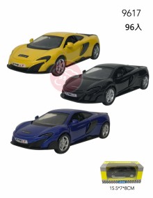 1:32合金McLaren 675LT黃.黑.藍