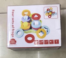 木製青蛙四柱套圈/48P