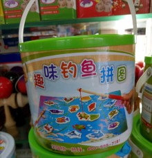 木製釣魚拼圖/24P