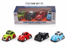4入合金迴力汽車/96P