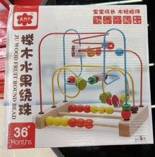 木製水果繞珠2085/24P