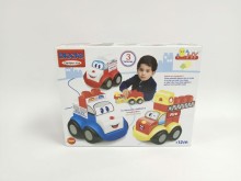 +3入卡通積木車/60P