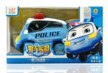 盒裝警察聯盟聲光觸摸合金車-小治