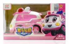 盒裝警察聯盟聲光觸摸合金車-小芸