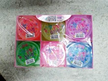 6入圓形炫彩水晶泥