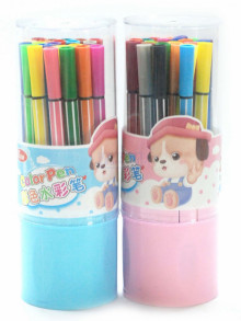 筒裝彩色水彩筆 24色 72P