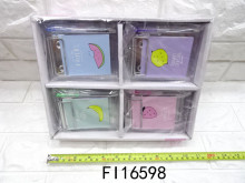 停產 水果小板夾帶筆便簽 24套*24=576P