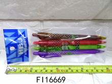 4入水果圓珠筆 0.5mm 藍色 4款