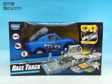 +A 警車 合金對戰賽道變形車12P/8P