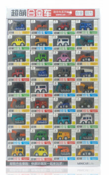 A迷你超萌合金回力車-展示盒E3/36P*12=432P
