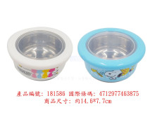 史努比不鏽鋼防滑碗(大)