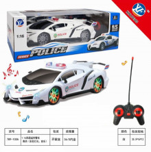 降-1:16四通遙控警車毒藥 車輪燈光.音樂789-100A/36PE15