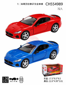 1:36 瑪莎拉蒂GT合金模型車/72P CH554989