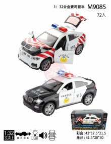 1:32 BMW合金警車M9085/72P E13