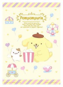 PomPomPurin愛心遊樂園拼圖108片