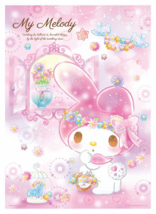 My Melody【夢幻水晶系列】香氛花店拼圖520片