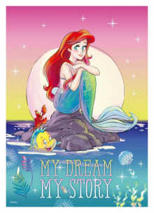 Disney Princess小美人魚(6)拼圖108片盒裝拼圖