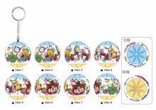 Disney Tsum Tsum (3)立體球型拼圖鑰匙圈24片