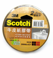 3M牛皮紙膠帶36MM/90P